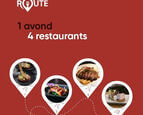 Dinerbon  4x uiteten, 1 avond Hoofddorp (Food La Route)